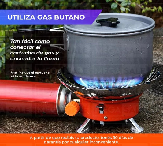 Anafe Portátil de Gas Butano – Cocina Fácil en tus Aventuras al Aire Libre