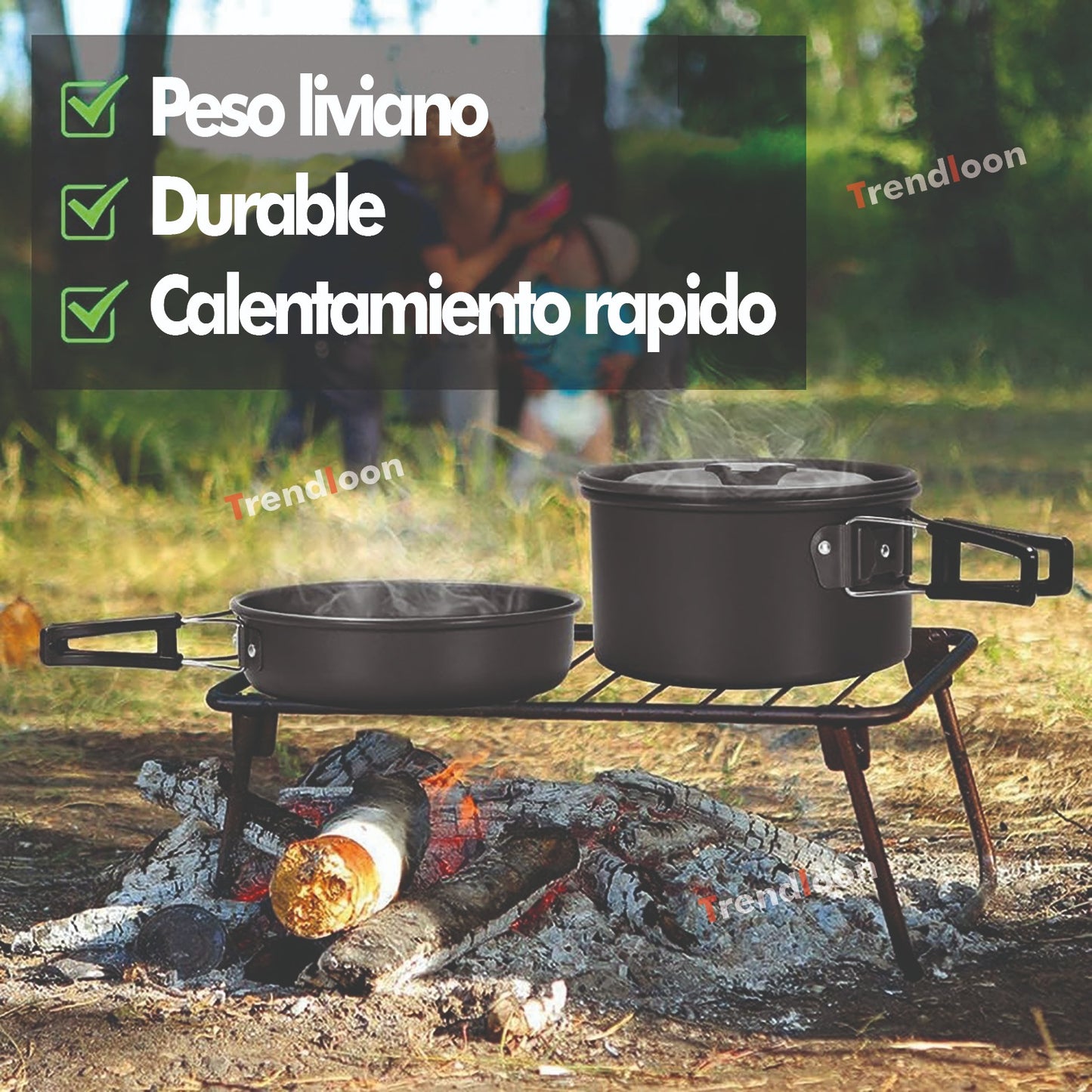 Set de Cocina Ultraleve para Camping: La Solución para Cocinar sin Cargar Peso